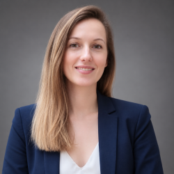 Polished Corporate Portrait on Gray
